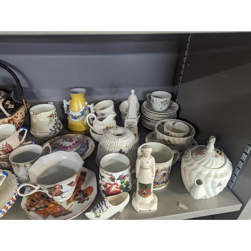 384 - A mixed collection of china to include Noritake Royal Copenhagen, Edward VIII commemorative cups and... 