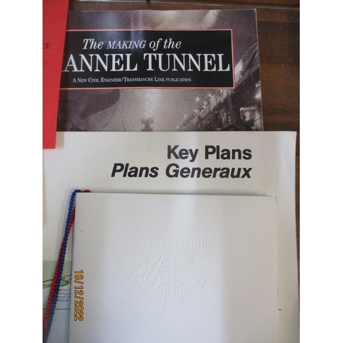 213 - A collection of Channel Tunnel related model trains and memorabilia Location: 8.1