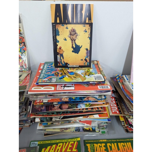 501 - 500+ Marvel, DC and other comic books, mostly 1980's A/F, to include X-Men, Fantastic Four, Spiderma... 