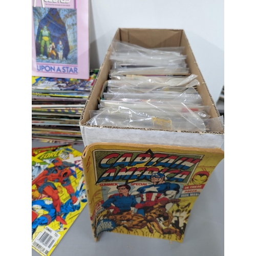 501 - 500+ Marvel, DC and other comic books, mostly 1980's A/F, to include X-Men, Fantastic Four, Spiderma... 