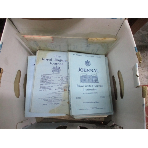 88 - A mixed lot of military interest to include a large number of The Royal Engineers journal, Officer's... 