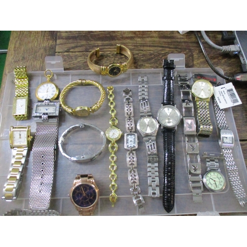 52 - A selection of modern wristwatches to include a ladies Playboy watch Location:LAB