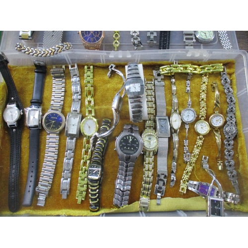 52 - A selection of modern wristwatches to include a ladies Playboy watch Location:LAB