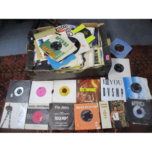 99 - A collection of 45rpm singles to include Jermaine Jackson, Duran Duran, the Everley Brothers, The Mo... 