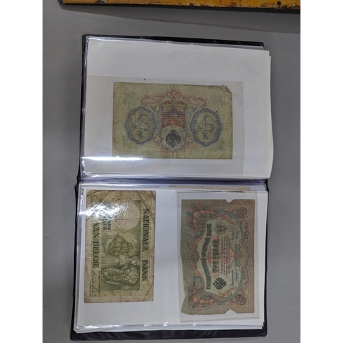 173 - An album of early 20th century German, Austrian and Russian banknotes, approx 60
Location:STAIRS