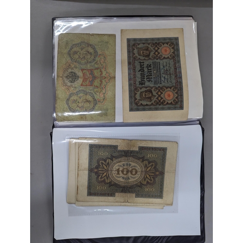 173 - An album of early 20th century German, Austrian and Russian banknotes, approx 60
Location:STAIRS