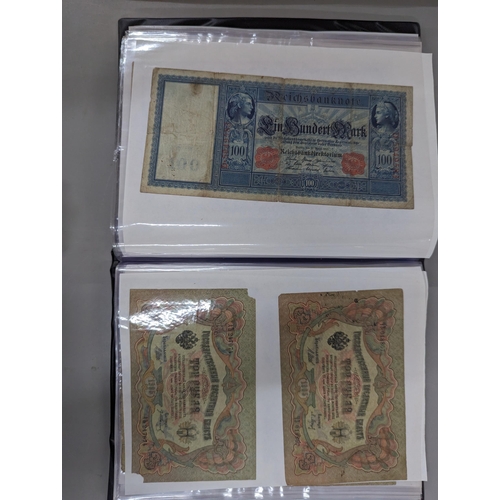 173 - An album of early 20th century German, Austrian and Russian banknotes, approx 60
Location:STAIRS