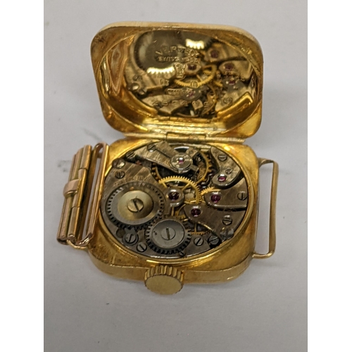 11 - An early/mid 20th century 18ct gold ladies manual wind wristwatch, 14.4g
Location:CAB3