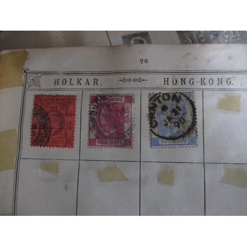 149 - A collection of six albums of world stamps to include many Victorian and later GB stamps, USA, Chine... 