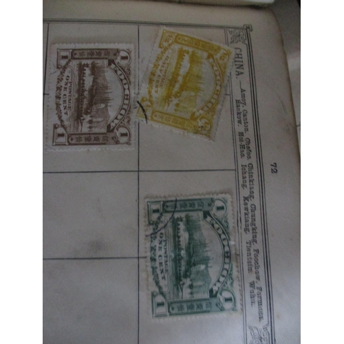 149 - A collection of six albums of world stamps to include many Victorian and later GB stamps, USA, Chine... 