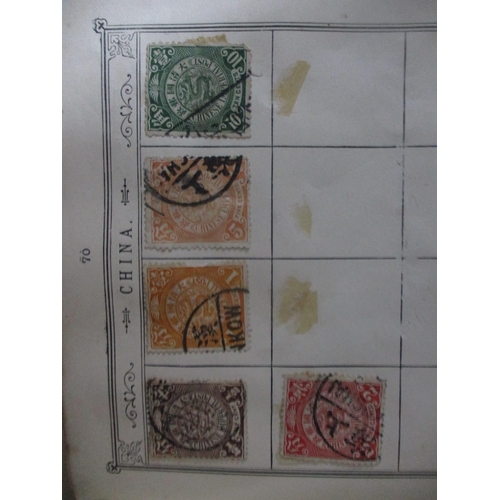 149 - A collection of six albums of world stamps to include many Victorian and later GB stamps, USA, Chine... 