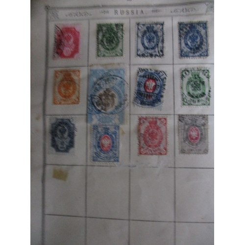 149 - A collection of six albums of world stamps to include many Victorian and later GB stamps, USA, Chine... 