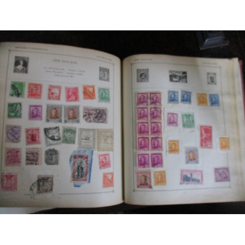 149 - A collection of six albums of world stamps to include many Victorian and later GB stamps, USA, Chine... 