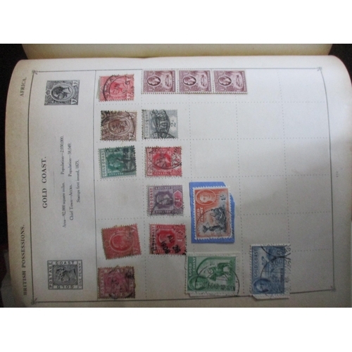 149 - A collection of six albums of world stamps to include many Victorian and later GB stamps, USA, Chine... 