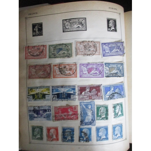 149 - A collection of six albums of world stamps to include many Victorian and later GB stamps, USA, Chine... 