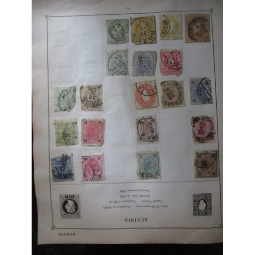 149 - A collection of six albums of world stamps to include many Victorian and later GB stamps, USA, Chine... 