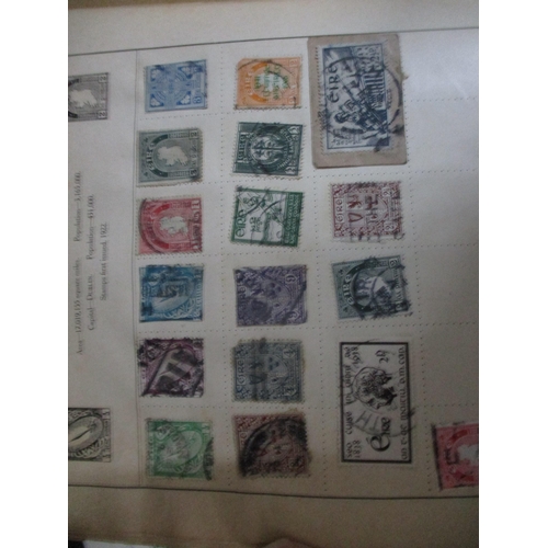 149 - A collection of six albums of world stamps to include many Victorian and later GB stamps, USA, Chine... 