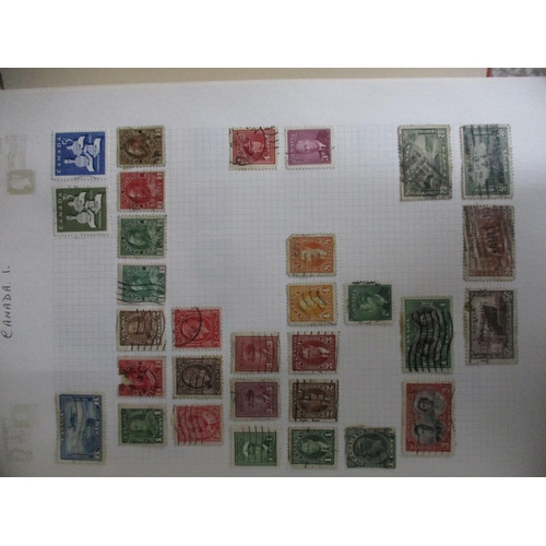 149 - A collection of six albums of world stamps to include many Victorian and later GB stamps, USA, Chine... 