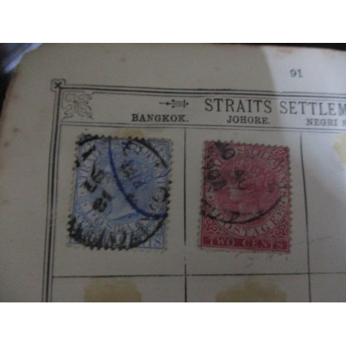 149 - A collection of six albums of world stamps to include many Victorian and later GB stamps, USA, Chine... 