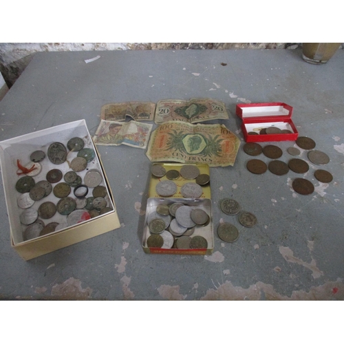 154 - A small group British, Portuguese and other coins and banknotes
Location: BWR