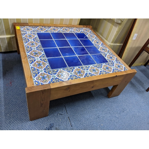 184 - A vintage pine and tile topped coffee table
Location:RAB
proceeds to Chengelo Edicational Trust