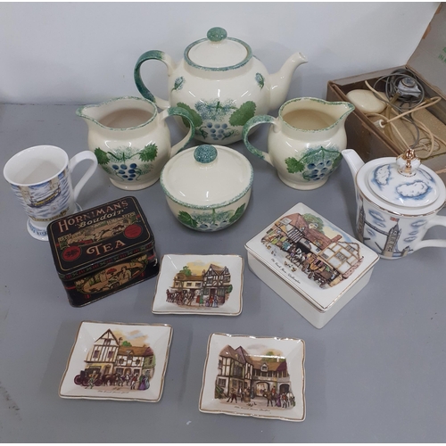 239 - A quantity of pottery to include Poole and London by David Birch together with decorative household ... 