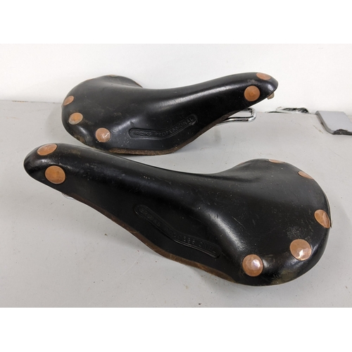 285 - Two Brooks Professional leather bicycle saddles
Location: 1.2