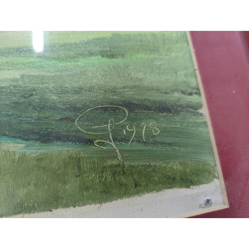 291 - A framed and glazed oil on canvas of the Goodyear Blimp, signed and dated bottom right
Location:RAF