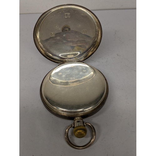 47 - An early 20th Century Silver cased Record Dreadnought keyless wound pocket watch.
Location: CAB1