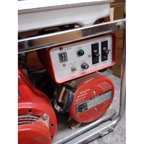 323 - A Honda E1500 generator in red
Location: G