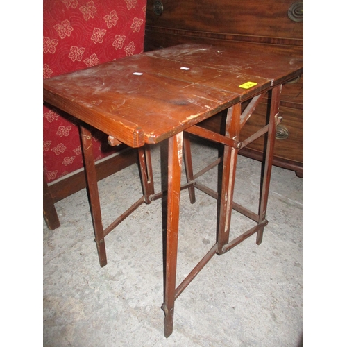 354 - Late Victorian/early 20th century folding reading stand/table 70.5cm high Location: G