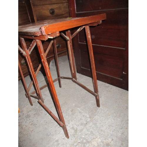 354 - Late Victorian/early 20th century folding reading stand/table 70.5cm high Location: G