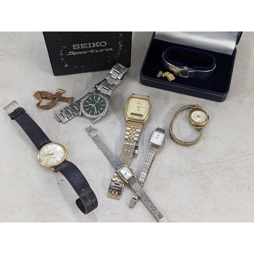 426 - A group of mixed wristwatches to include Seiko, Sekonda, Casio and Westclox (7)
Location: 7.5