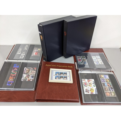 433 - Three albums of Royal Mail first day covers together with two empty Stanley Gibbons stamp albums
Loc... 