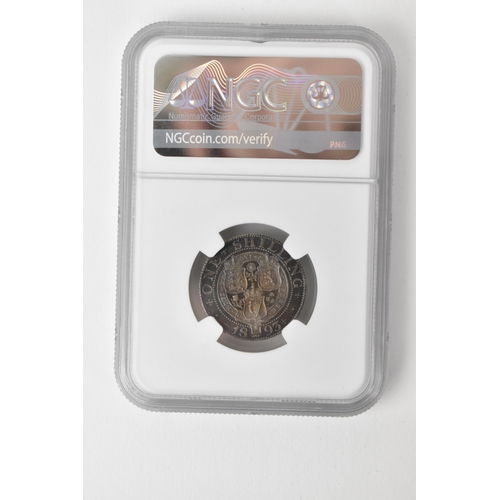 20 - United Kingdom - Victoria (1837-1901) One Shilling, dated 1893, 3rd portrait, crowned and veiled bus... 
