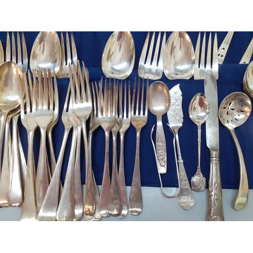 57 - A quantity of vintage Community silver plated flatware and cutlery and other spoons, forks, and suga... 