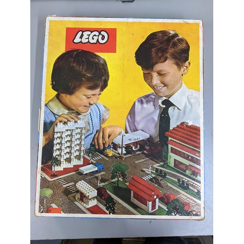 12 - A 1960's Lego No 810 Town Plan gift set with original fold out playmat
Location: RWB