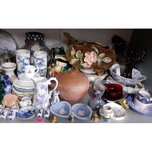 199 - A large miscellaneous lot to include vintage glass and ceramics
Location: G