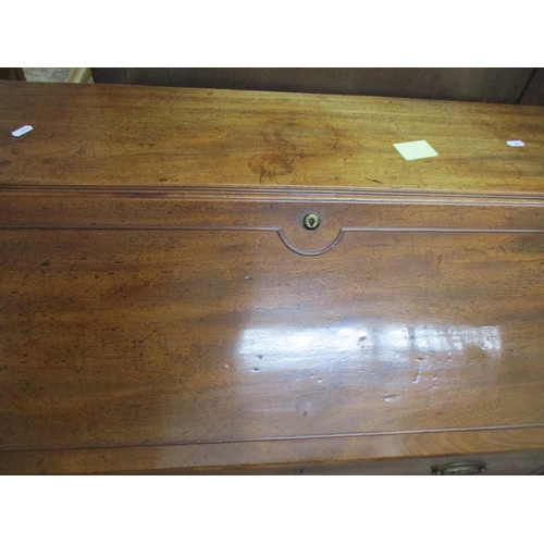 215 - Late Victorian/Edwardian mahogany bureau, fall flap revealing a drawer with filled interior, over on... 