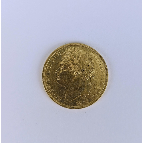 1 - United Kingdom - George IV (1820-1830), Full Sovereign, dated 1821