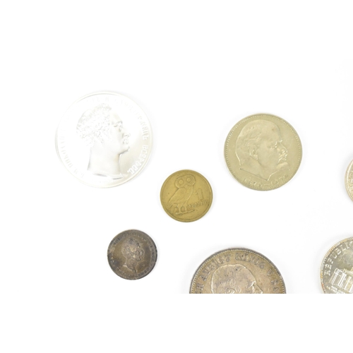 103 - Miscellaneous 19th century and later coins, to include united Kingdoms of Sweden and Norway, 1850 No... 