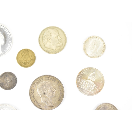 103 - Miscellaneous 19th century and later coins, to include united Kingdoms of Sweden and Norway, 1850 No... 