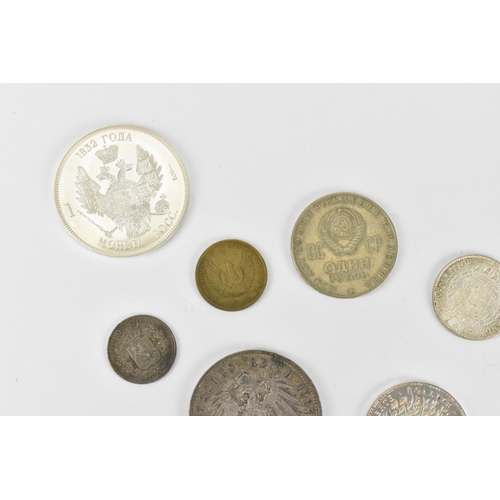 103 - Miscellaneous 19th century and later coins, to include united Kingdoms of Sweden and Norway, 1850 No... 