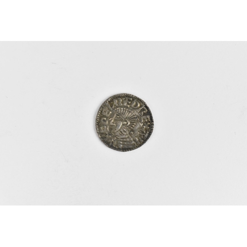 32 - Kingdom of England - Æthelred II (978-1016) 'Æthelred the Unready' , Long Cross Penny, bare head bus... 