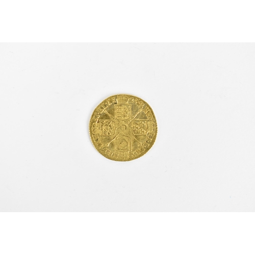 39 - United Kingdom - George I (1714-1727) half Guinea, dated 1725, older second laureate bust of King Ge... 