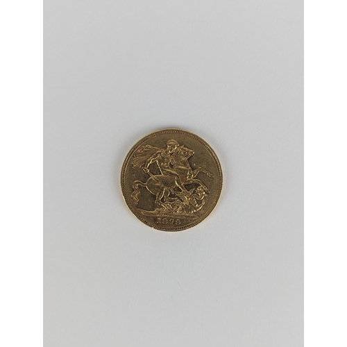 5 - United Kingdom - Victoria (1837-1901), Full Sovereign, dated 1879, London Mint, young uncrowned port... 