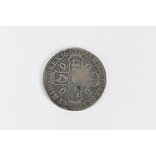 50 - A group of English and British silver coinage to include a hammered Richard II half penny, 1569 Eliz... 