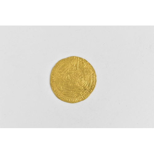 61 - Kingdom of England - Edward III (1327-1377) gold Noble, mm. cross 2 (1354-1355) portrait of the King... 