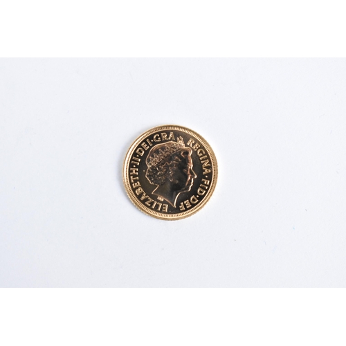 83 - United Kingdom - Elizabeth II (1952-2022), Half Sovereign, dated 2005, fourth portrait, right, ./. m... 