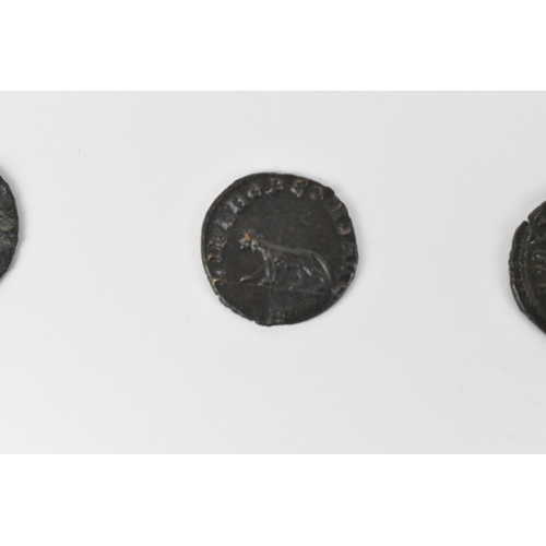 93 - Roman Empire - Gallienus (253-268), Æ Antoninianus, bronze, collection of ten, all having animals to... 